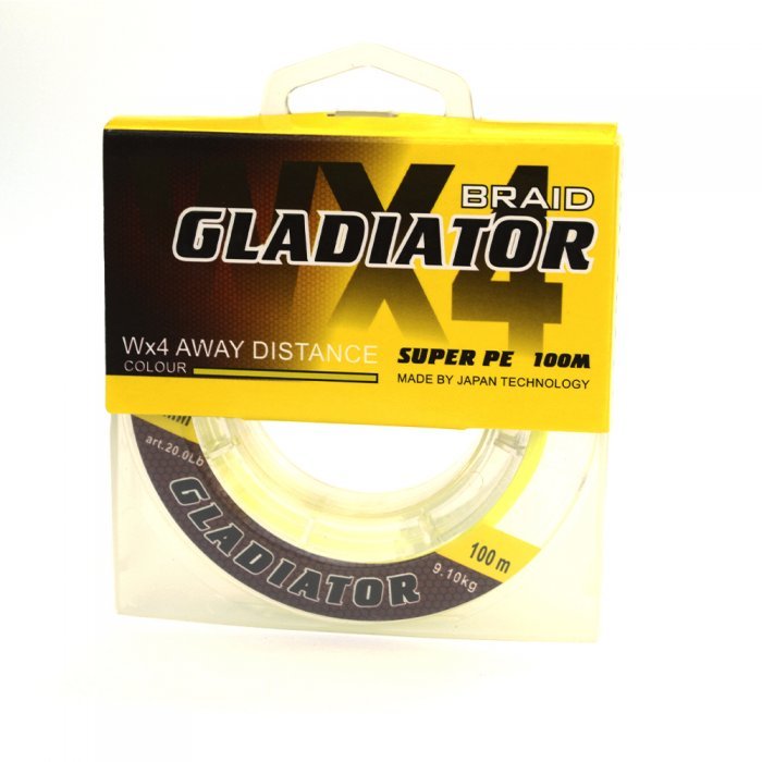 Шнур Gladiator Super PE 0.14мм
