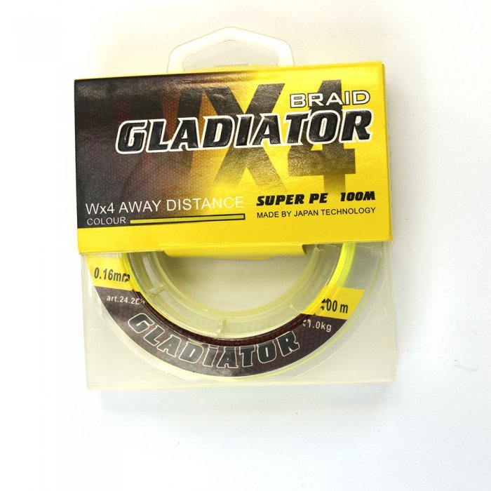 Шнур Gladiator Super PE 0.16мм