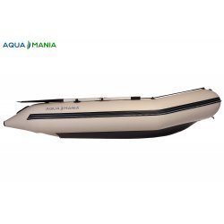 Надувная лодка Аква Мания АМК-290 светло серая